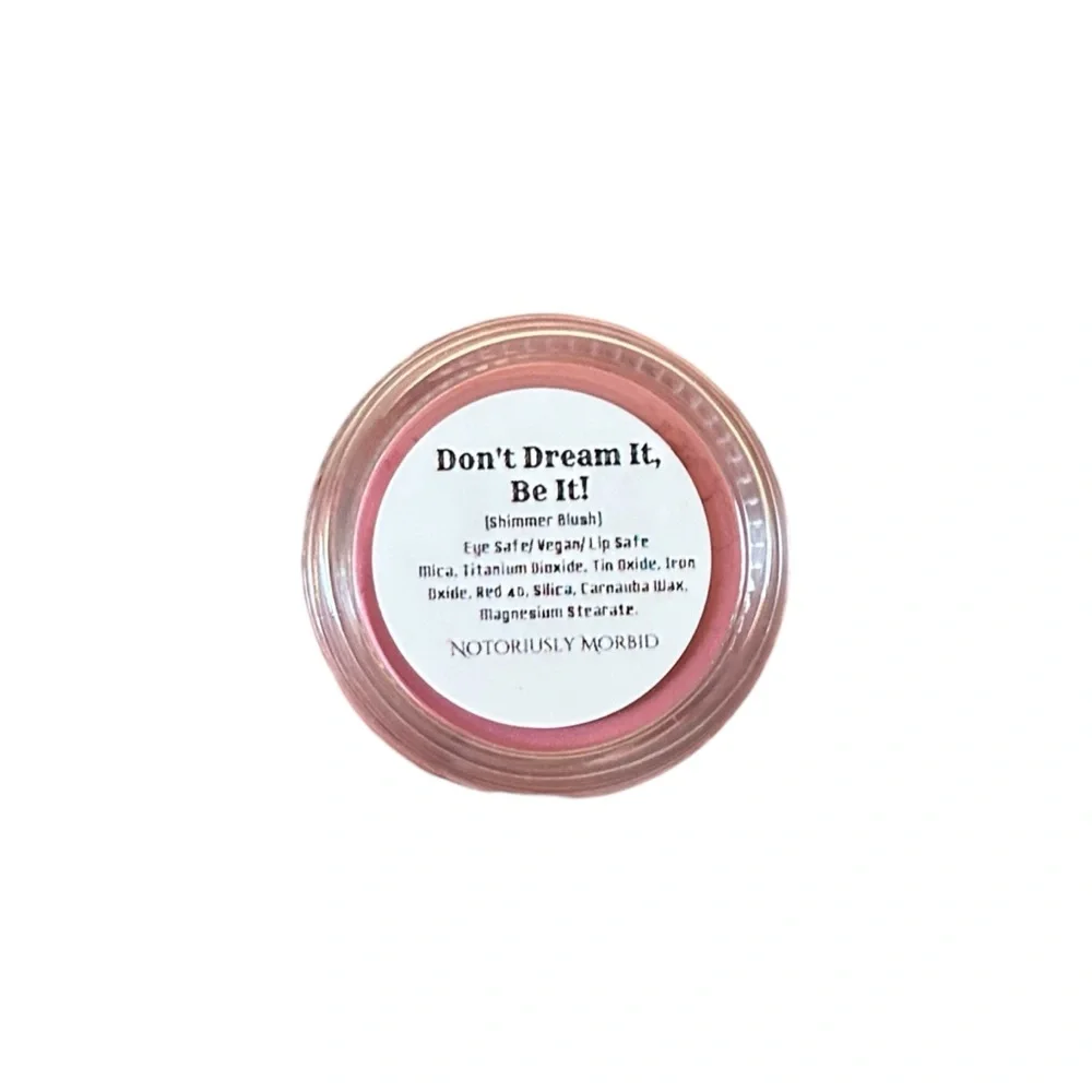 Notoriously Morbid Vegan Loose Powder Don’t Dream It Be It Shimmer Blush Ltd Ed.